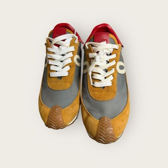 Loewe Flow Runner in Cognac/Silver/Red Size 42 - Picture 5 of 9